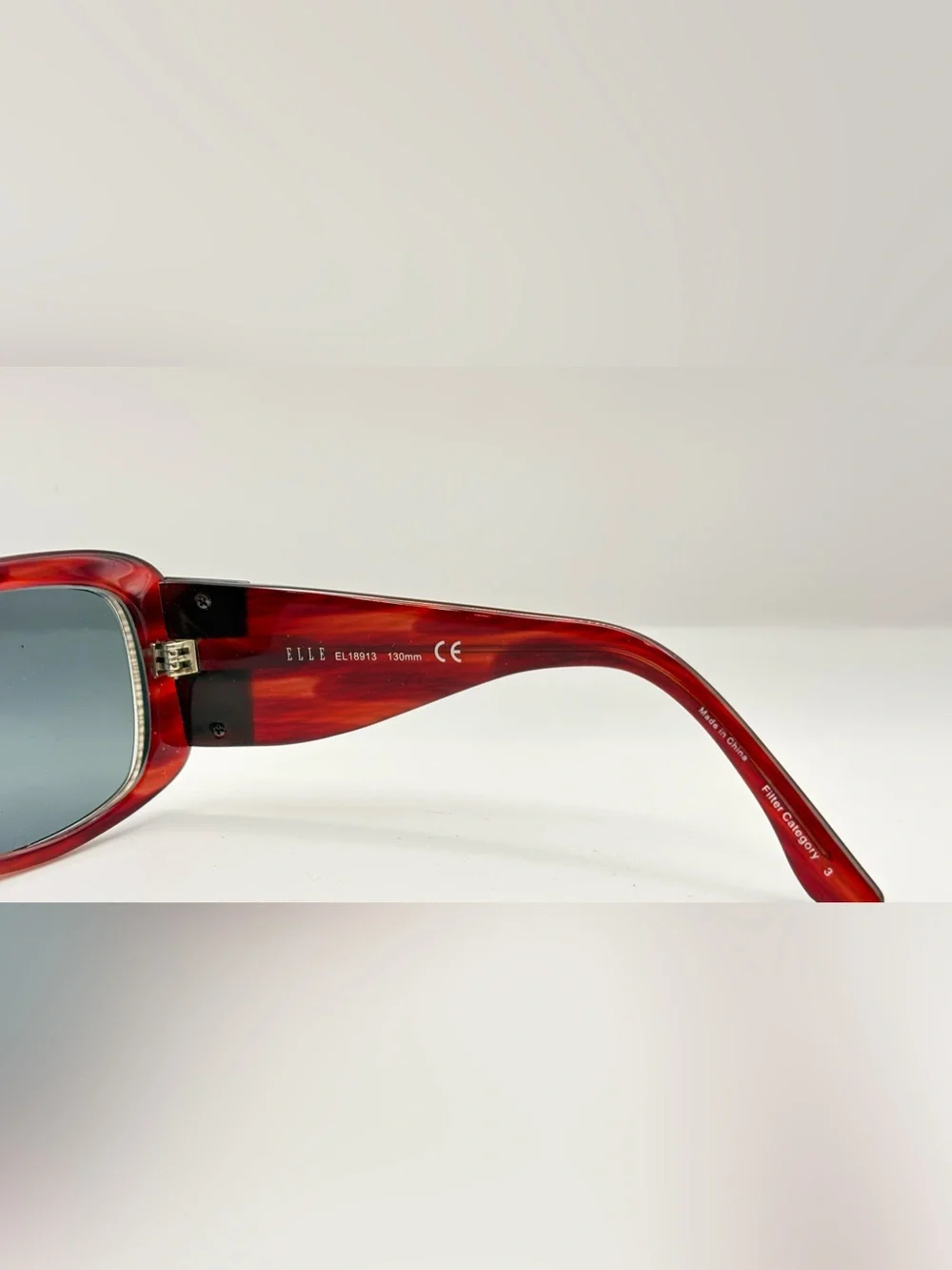 Elle EL18913 Burgundy Oval Sunglasses Frames Only
